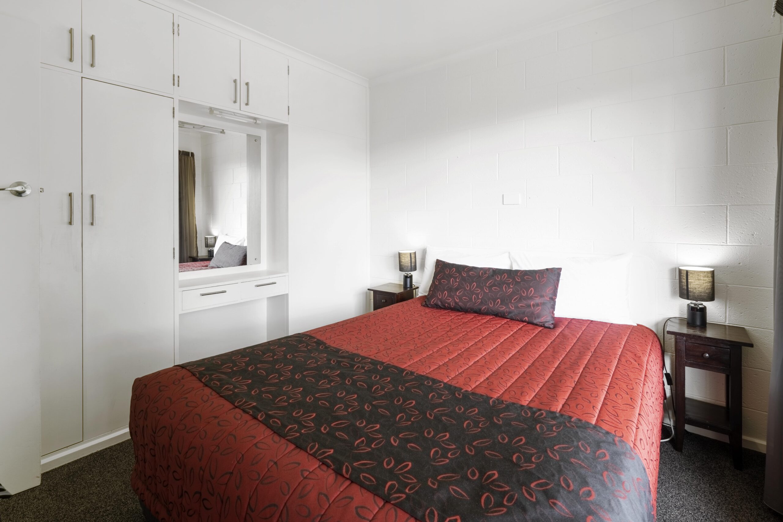 Master bedroom in two bedroom apartment 